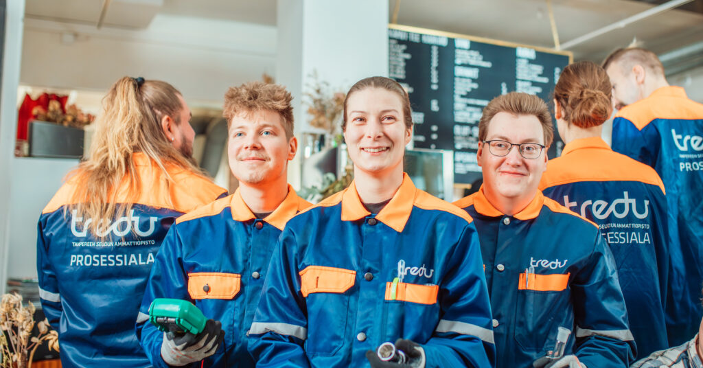 Tredun prosessialan opiskelijoita