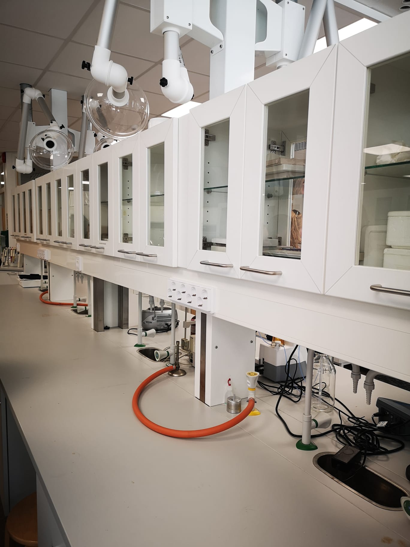 Tredun laboratorioalan työsali.
