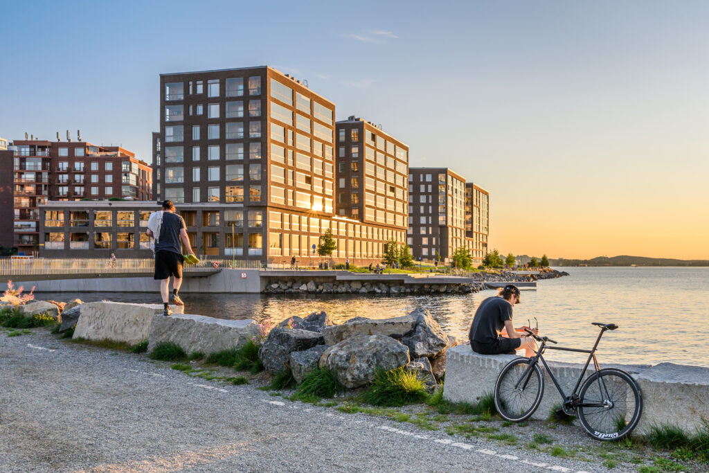 Rantatampellan katumaisemaa Tampereelta.