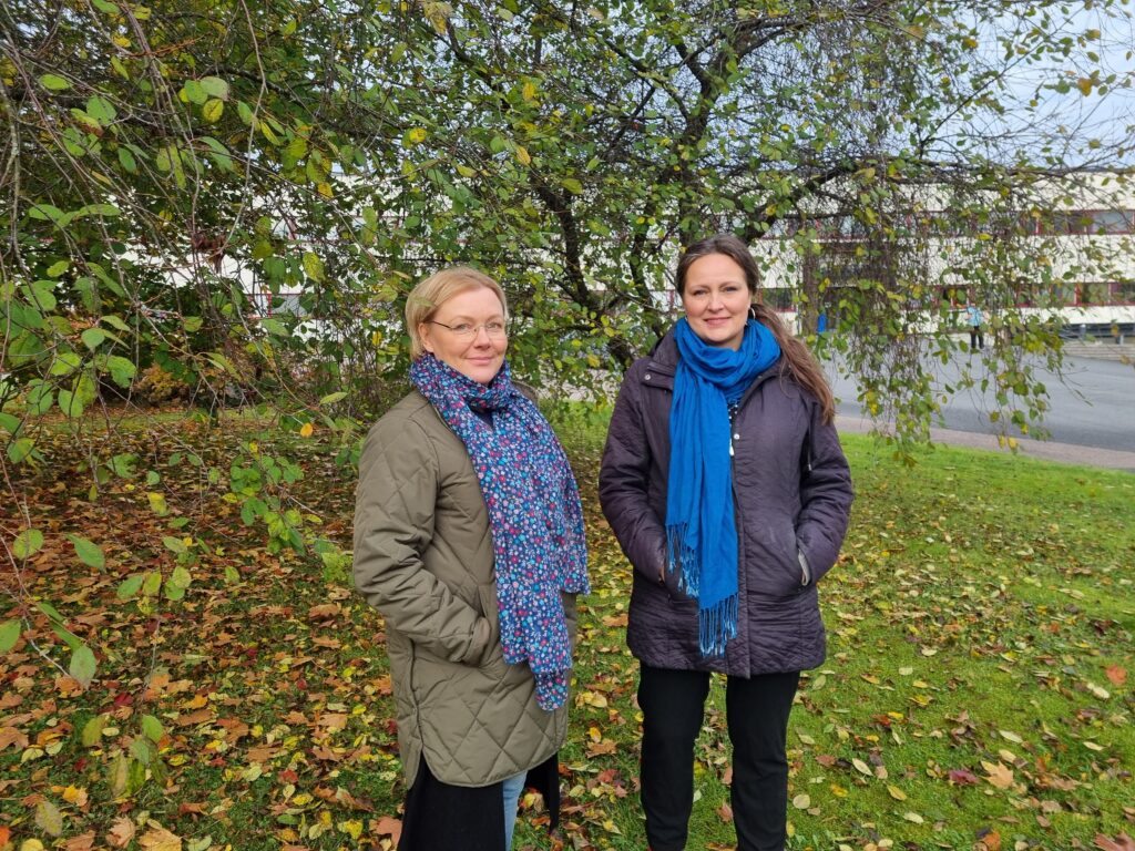 Tredun Hanna Orava ja TAKKin Ilse Brandt