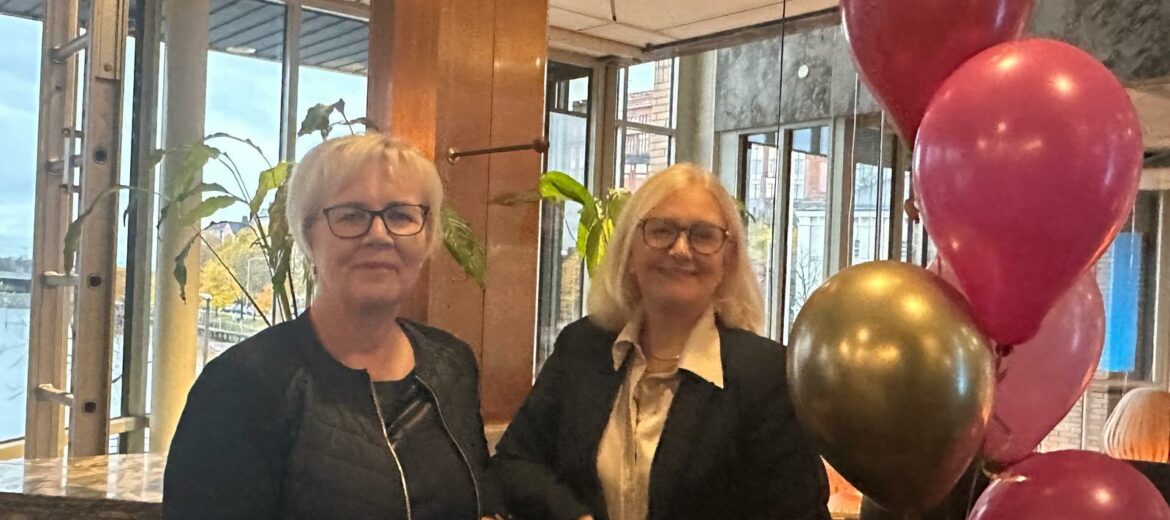 Tredun johtaja, ammatillinen koulutus Kirsi Viskari ja Vamian rehtori Åsa Stenbacka.