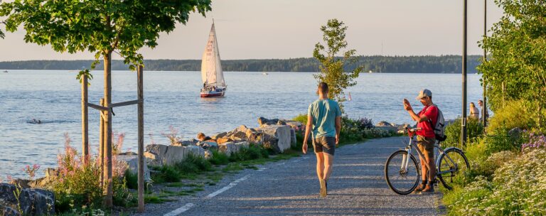 Tampereen Ranta-Tampellan katumaisemaa.